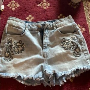 High waisted shorts